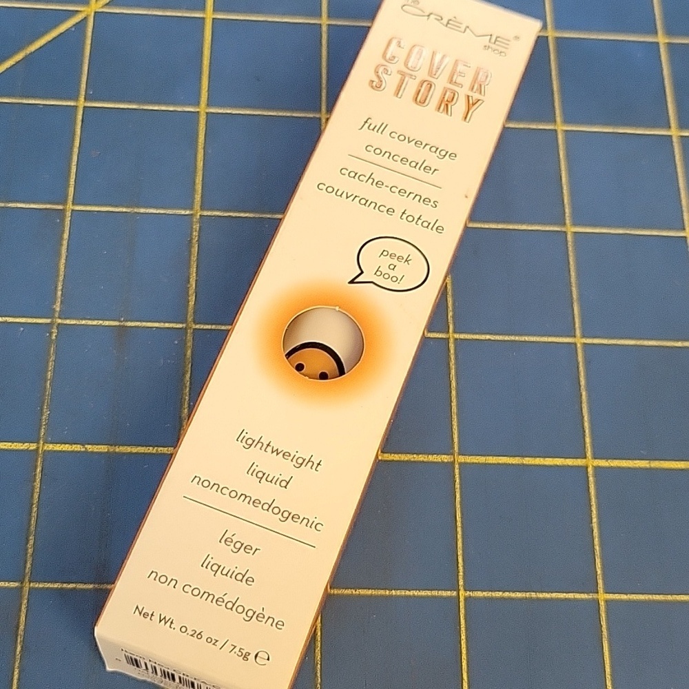 Cover Story Full Coverage Concealer Tan 7.5g New in Box